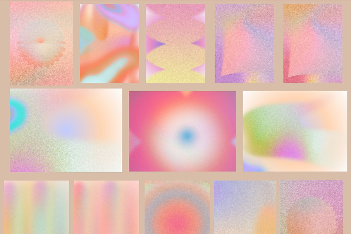 88 Grainy Gradients Desert Landscape, a Background Graphic by Eryn Rose Design (Photo 12 of 22)