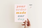 Thank you card for Canva template, a Stationery Template by Hellohastore (Thumbnail 3 of 7)