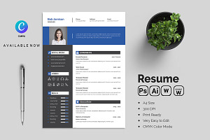 Clean and creative minimal resume