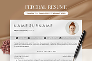 US Federal Resume Template, a Resume Template by OkiDocs Resume Templates (Thumbnail 2 of 9)