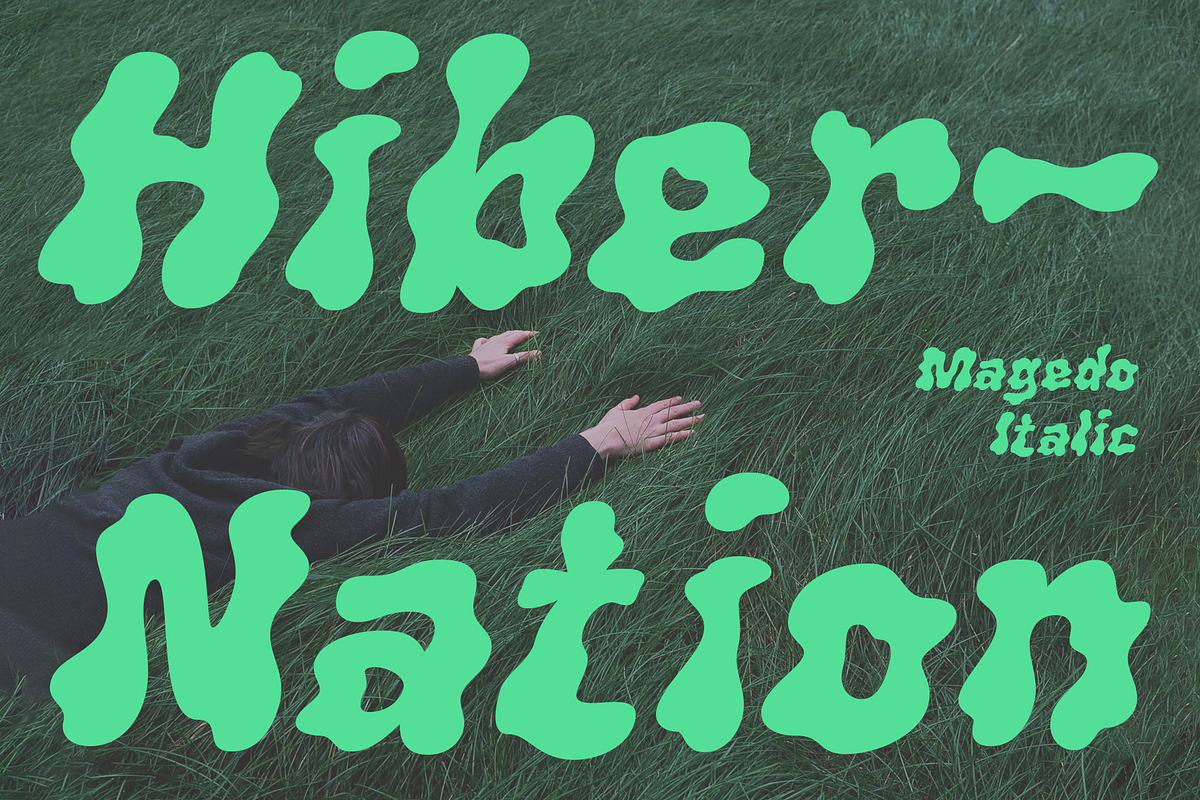 Magedo – Psychedelic Font, a Sans Serif Font by Craft Supply Co. (Photo 6 of 8)