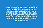Gumble Playful Font, a Sans Serif Font by QR Design Studio (Thumbnail 6 of 9)