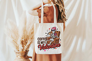 Coffee is My Valentine Skeleton Png, an Illustration by Designking (Thumbnail 3 of 6)