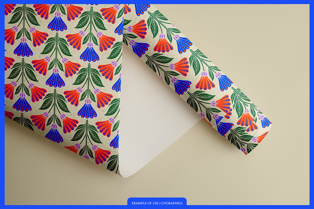 Royal Blue Patterns, a Pattern Graphic by GVGraphics (Photo 2 of 9)
