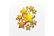 Prompt Star Glitter Clipart, a Decorative Illustration by Creative design (Thumbnail 4 of 7)
