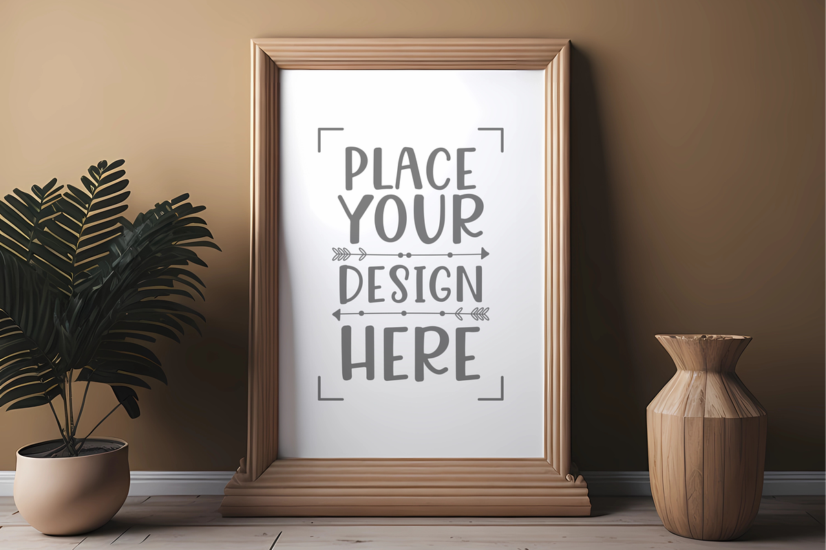 Boho Mockup Art, Psd Mockup, a Print Template by Ali's Designs (Photo 1 of 3)