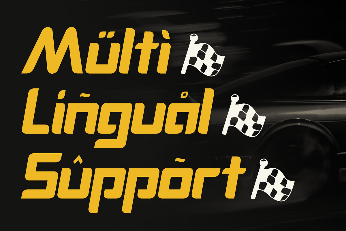 Flerix - Racing Sport Display Font, a Font by Flawless And Co (Photo 9 of 10)