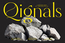 Qignals Modern Serif Font