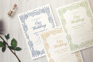 Botanical Wedding Invitation