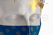 Face Mask on an Sculpture Mockup, a Mask Mockup by HelenStock (Thumbnail 8 of 8)