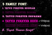 Tayvis Forever, a Slab Serif Font by BBtypeStudios (Thumbnail 9 of 14)