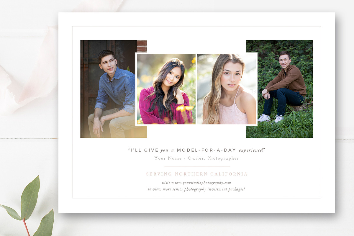 Senior Mini Session Marketing Board, a Flyer Template by By Stephanie Design (Photo 4 of 4)