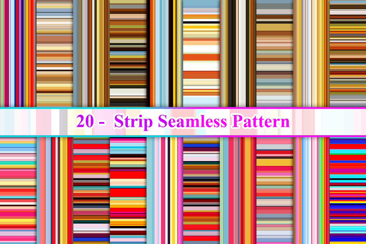 Strip Seamless Pattern, a Pattern Graphic by Digital Studio (Photo 11 of 11)