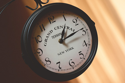 Clock stock photograph