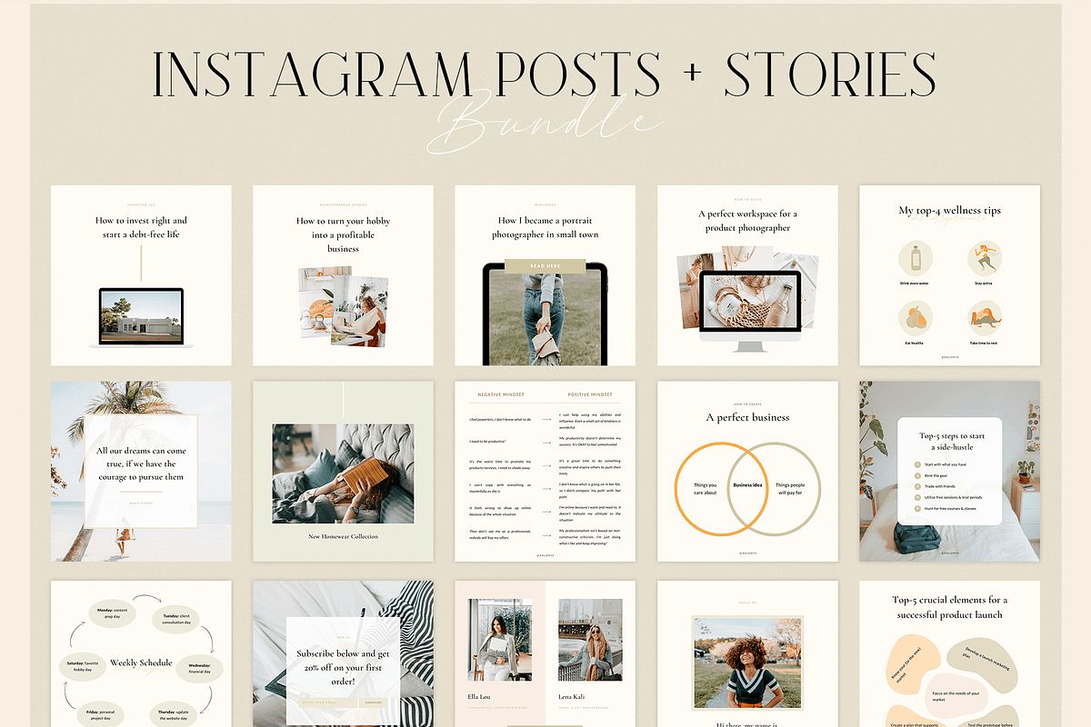 Instagram Bundle | CANVA, a Social Media Template by Ralony (Photo 13 of 13)