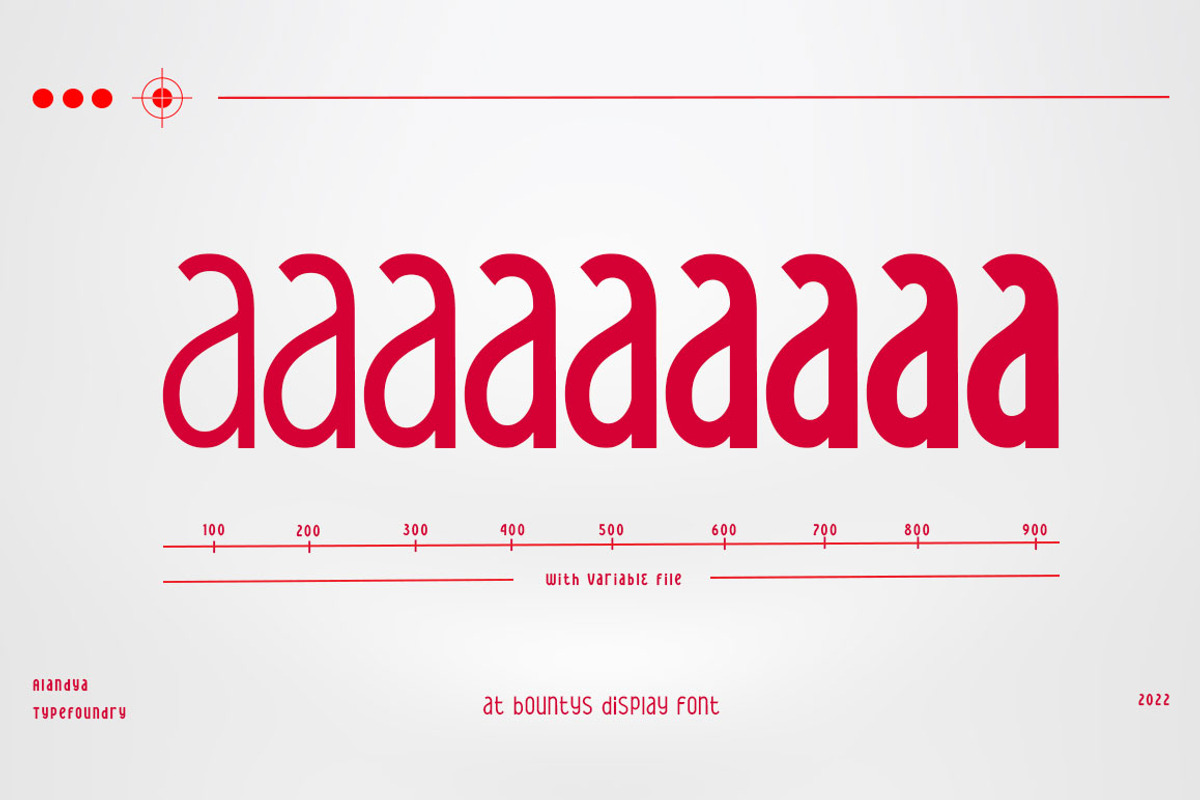 AT Bountys, a Sans Serif Font by Alandya TypeFoundry (Photo 2 of 10)