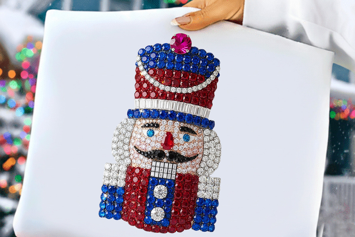 Sparkly Crystal Christmas Nutcracker, an Illustration by DreamCafeArt (Photo 1 of 4)