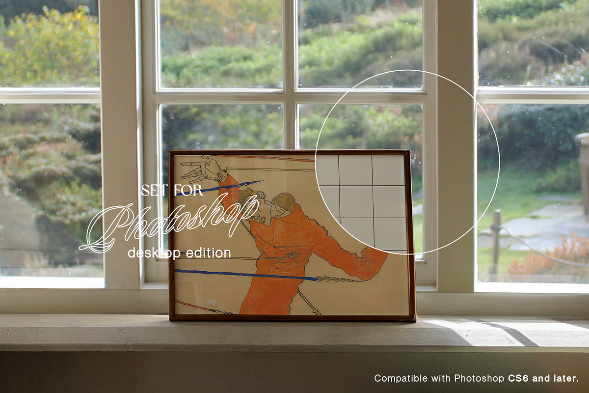 5 Frame Mockups Countryside View, an Advertising Mockup by WasMockups (Photo 3 of 7)