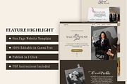 UGC Creator Beige Aesthetic One Page, a Marketing Template by AtelierDuVow (Thumbnail 6 of 10)