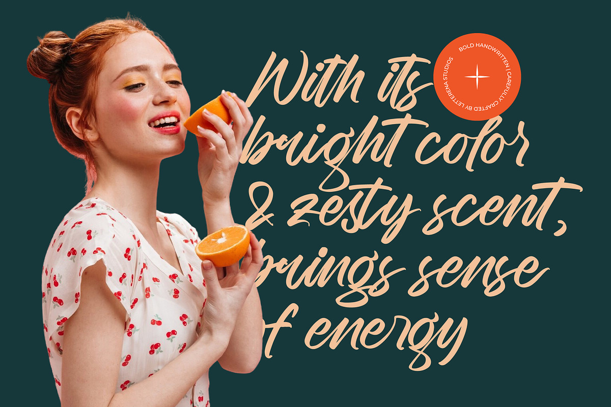 Jhapota Magrelo Bold Handwritten, a Script Font by Letterena Studios Script (Photo 13 of 20)