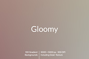 Gloomy – 100 Gradient Backgrounds, a Texture Graphic by MarkSupply (Thumbnail 1 of 5)