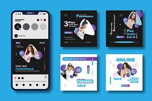 Stylish Fashion Sale Social Media, a Social Media Template by MightyDesign