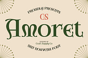 CS Amoret – Art Nouveau Font, a Serif Font by Craft Supply Co. (Thumbnail 1 of 8)
