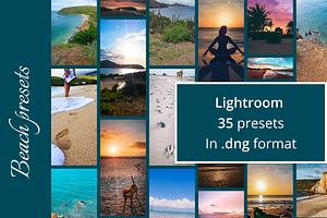 35 Presets for lightroom. Beach