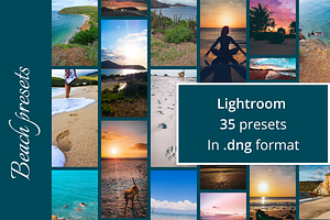 35 Presets For Lightroom. Beach