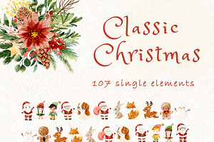 Classic Christmas Clipart