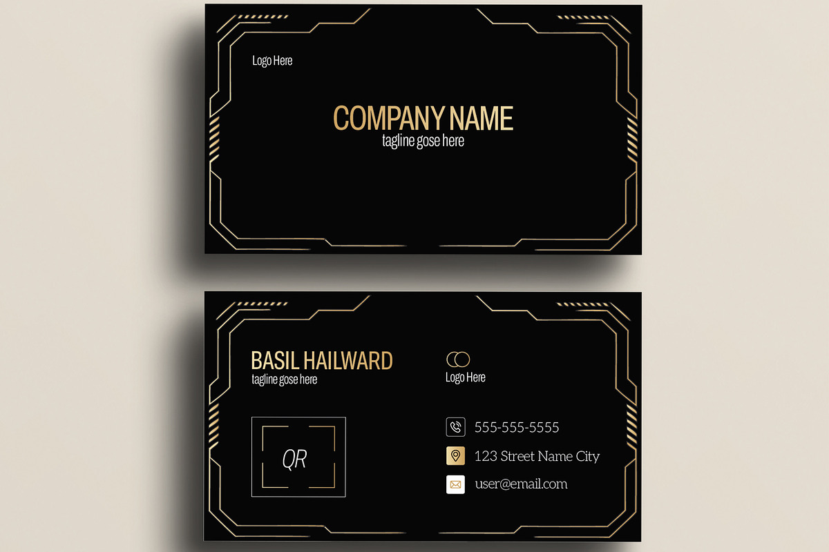 Business Card Template, a Stationery Template by MightyDesign (Photo 3 of 6)