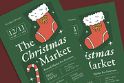 Modern Christmas Market Flyer, a Flyer Template by Gumico Studio. (Thumbnail 3 of 3)