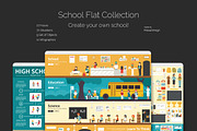 School Flat Collection, an Education Illustration by Palau (Thumbnail 1 of 6)