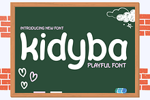 Kidyba | Playful Font Display