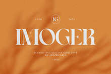 Imoger Elegant Serif Font