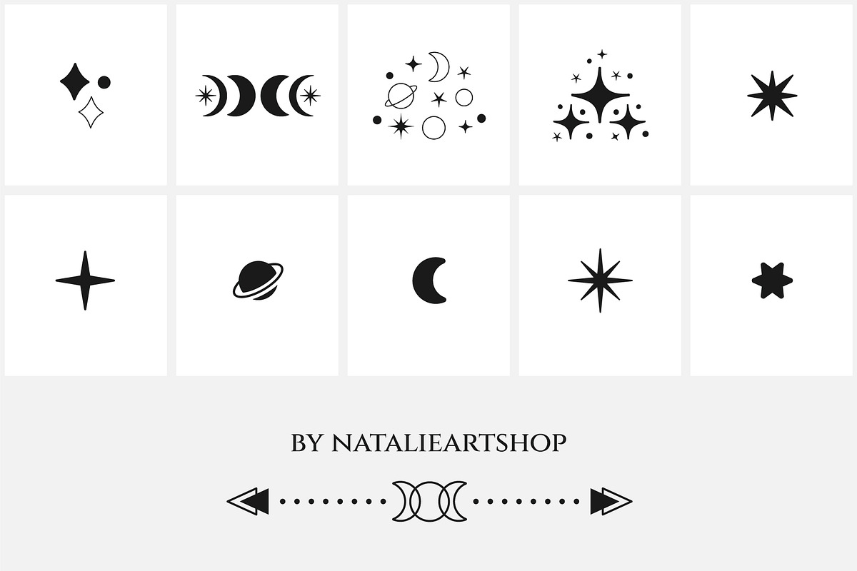 Magic Icon Set, an Outline Icon by NatalieArtShop (Photo 14 of 16)