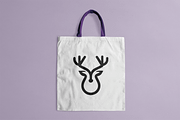 Continuous Line Deer Head, a Branding & Logo Template by Vectorium Studio (Thumbnail 2 of 2)