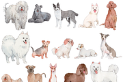 190+ Hand-drawn Watercolor Dogs, an Animal Illustration by ArtbyHien (Thumbnail 6 of 12)