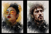 Painting Watercolor Photoshop effect, an Action Add-On by 3d_model_tifotizi (Thumbnail 2 of 2)