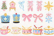 Nutcracker Ballet Clipart Christmas, a Seasonal Illustration by SugarCloudStudioArt (Thumbnail 4 of 6)