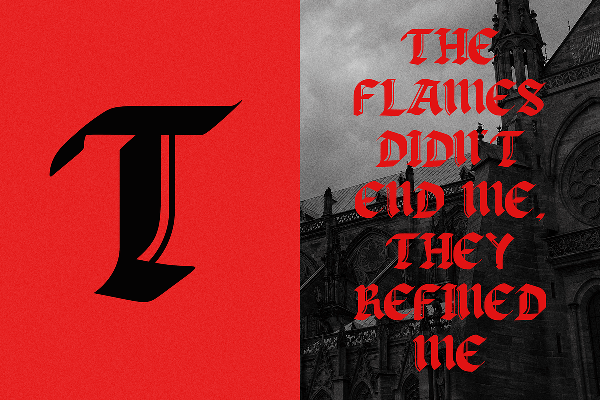 Gravenorth - Gothic Blackletter, a Blackletter Font by Indotype Foundry (Photo 6 of 10)