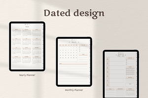 Minimalism Boho Digital Planner