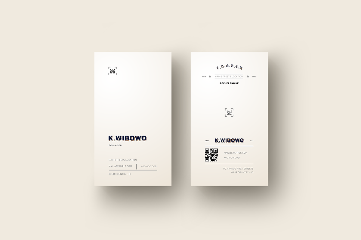 Onyx Business Card Bundle 5 Designs, a Business Card Template by Ctrl space studio (Photo 3 of 9)