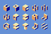Blockscape - Isometric Shapes, an Object Graphic by Léo Alexandre (Thumbnail 3 of 18)