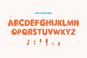 Big Bubbles Playful Handwritten Type, a Sans Serif Font by Ashley Scott Designs (Thumbnail 3 of 3)