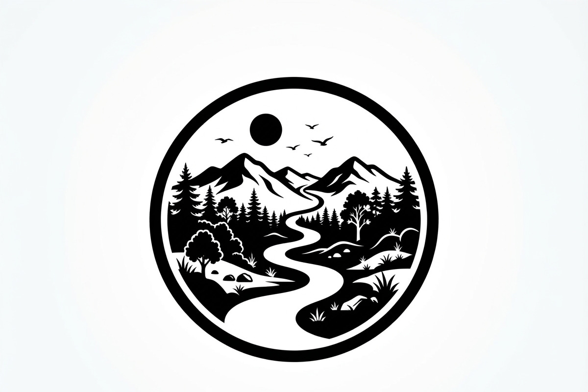 60 Eco Globe Landscape Silhouette, a Technology Illustration by Amazin_art (Photo 17 of 44)