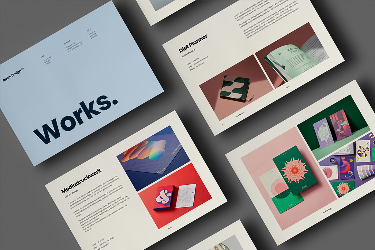 Works / Portfolio Template, a Brochure Template by Jorge Design (Photo 1 of 8)