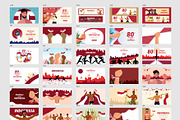 Indonesia 17 august background set, an Object Illustration by foxndeer (Thumbnail 1 of 3)