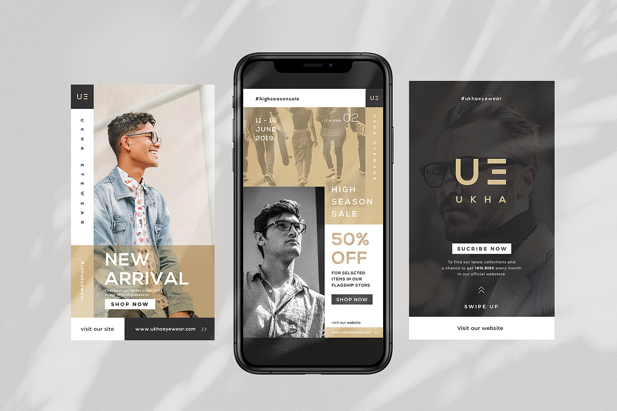 Fashion Instagram Stories, a Social Media Template by rubirubiko (Photo 3 of 6)