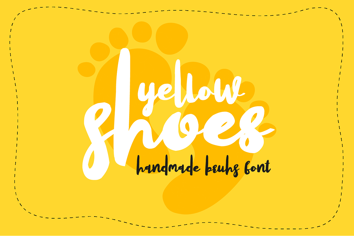 Yellow shoes